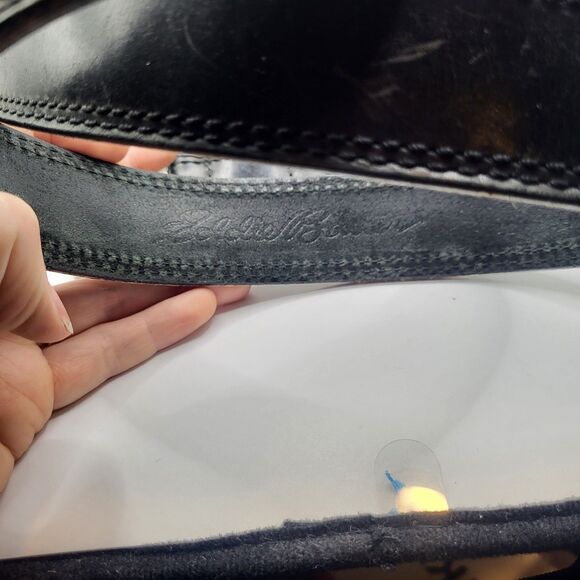 Eddie Bauer Black Leather Belt 37in to 42 in Men's - Picture 5 of 5